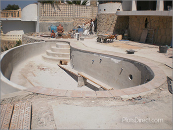 Swimming pool area