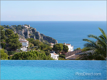 The view from the infinity pool